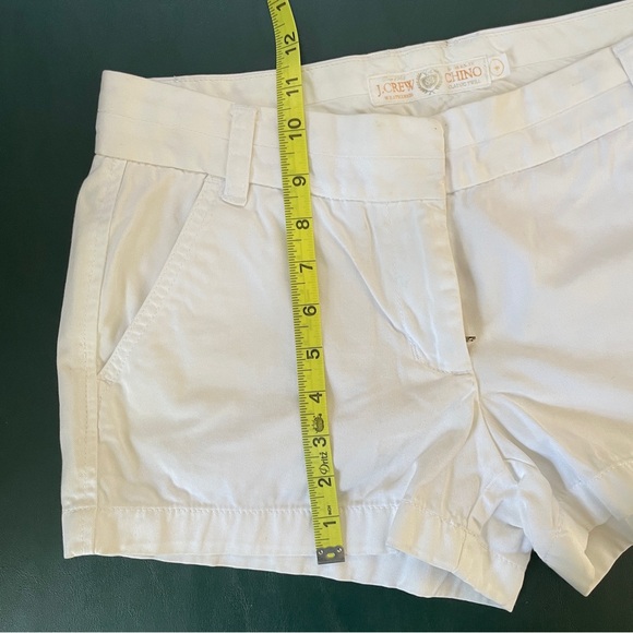 Vintage J Crew twill white chino shorts sz 4 - Picture 8 of 8